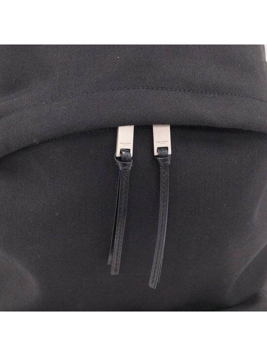 Saint Laurent Yves Backpack Canvas Black main image 7